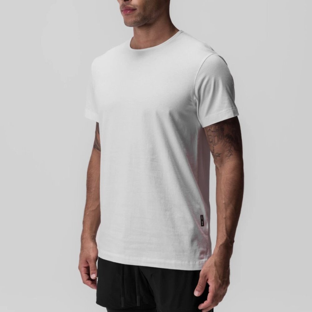 Asrv White Cottonplus Standard Mesh Back Tee - image 1